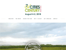 Tablet Screenshot of 7citiescentury.com